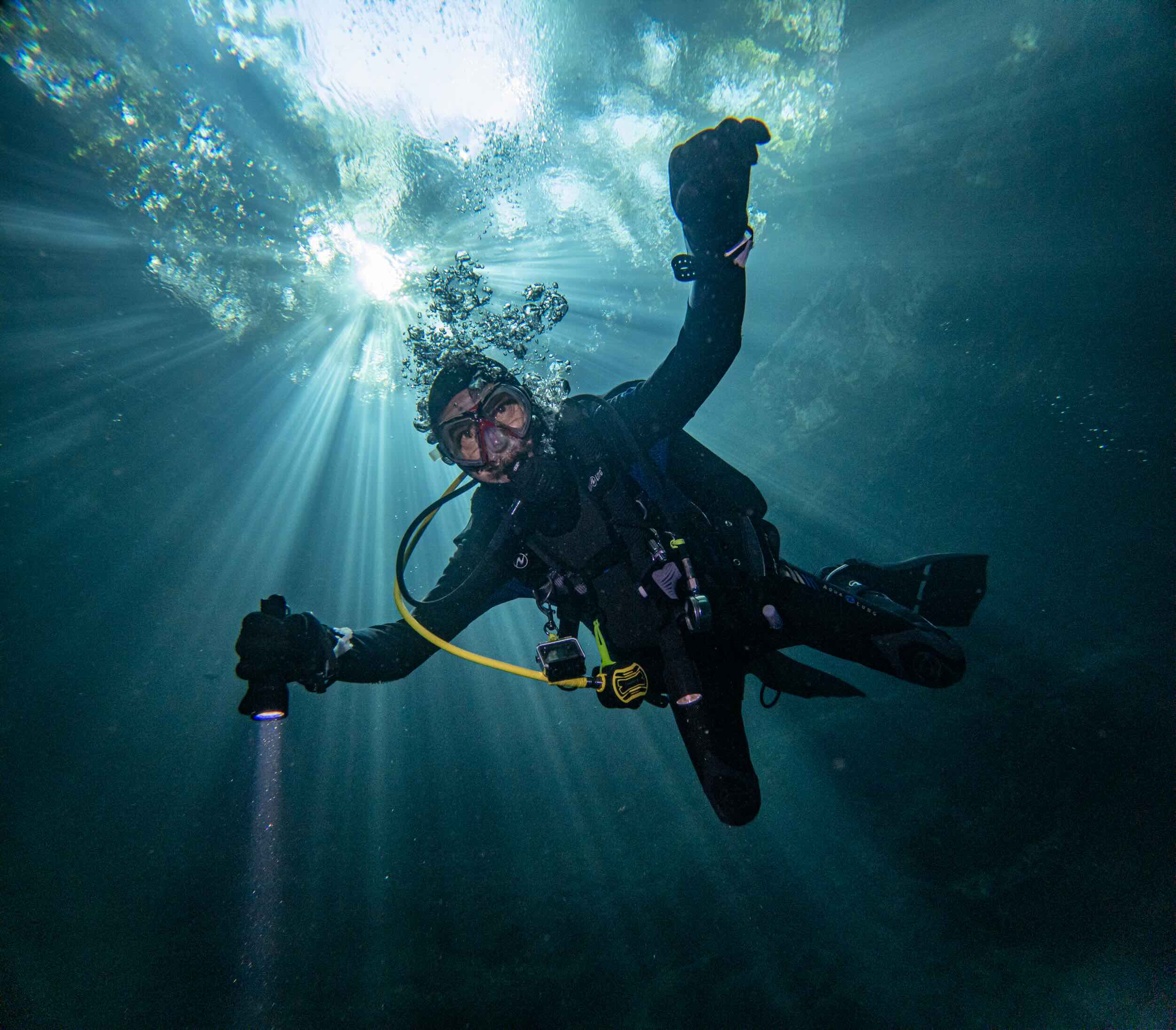 Cenote diving Zapote